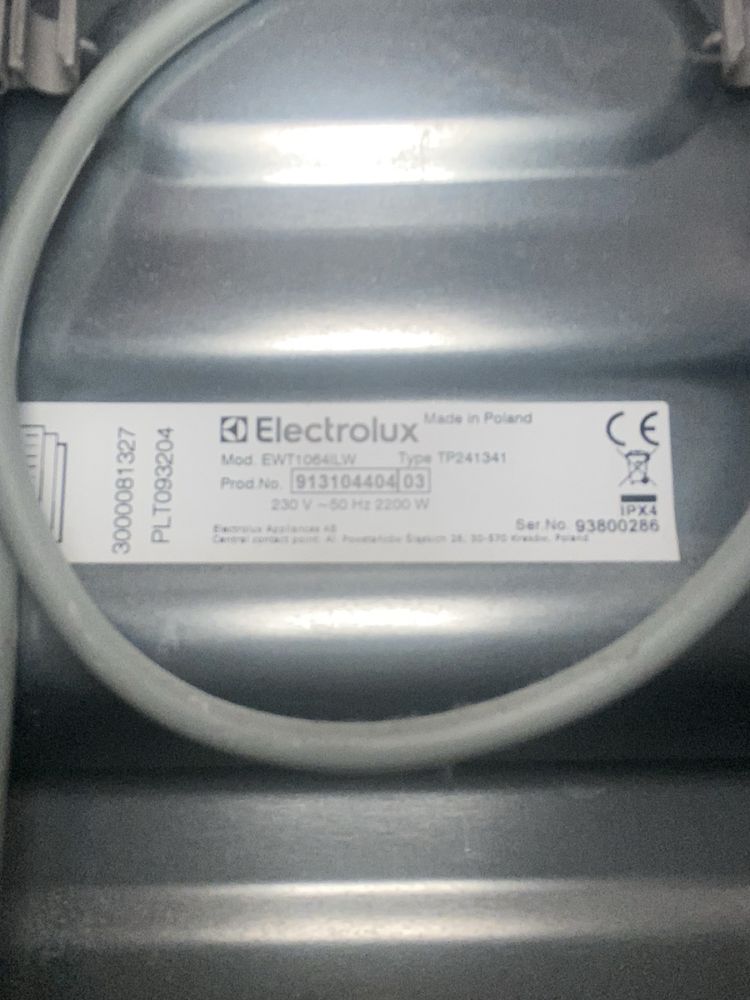 Пералня Electrolux