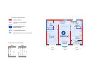 NRG Qorasuv 2х комнатная без ремонта 62м2
