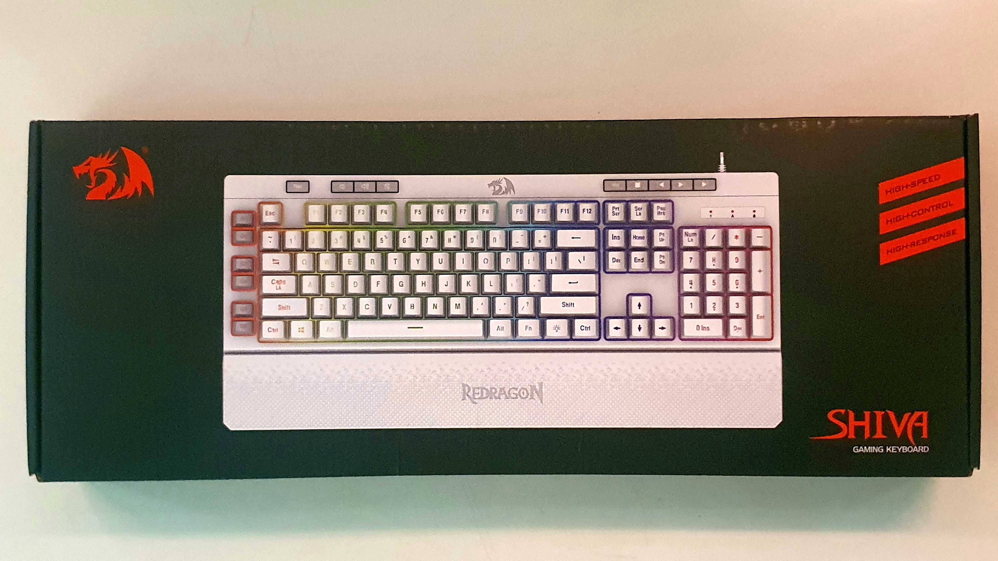 Продам игровую клавиатуру Redragon Shiva K512W-RGB