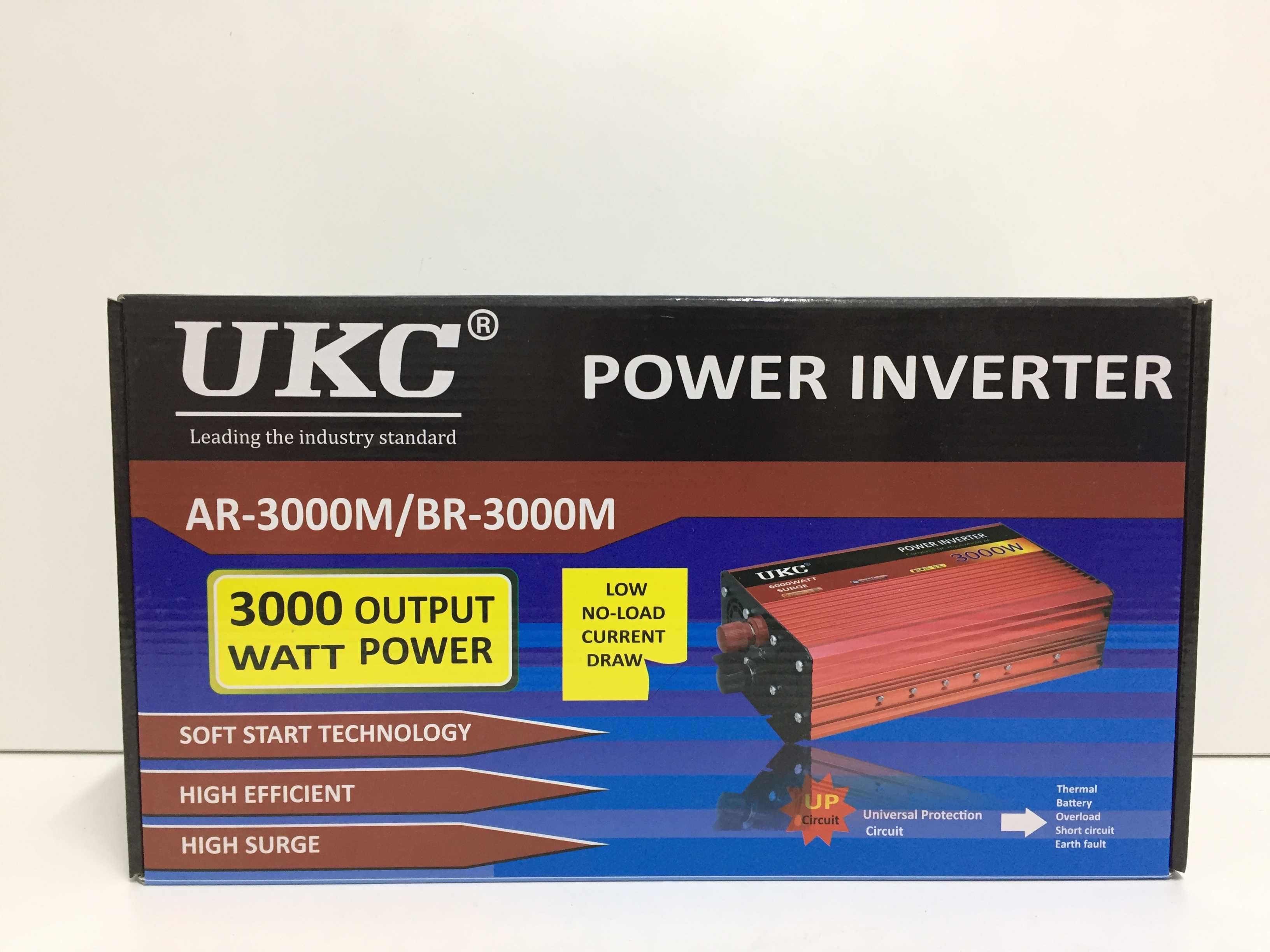 ***ПРОМОЦИЯ*** Инвертор UKC 3000W 12V / 24V / 220V, Инвертори 3000В