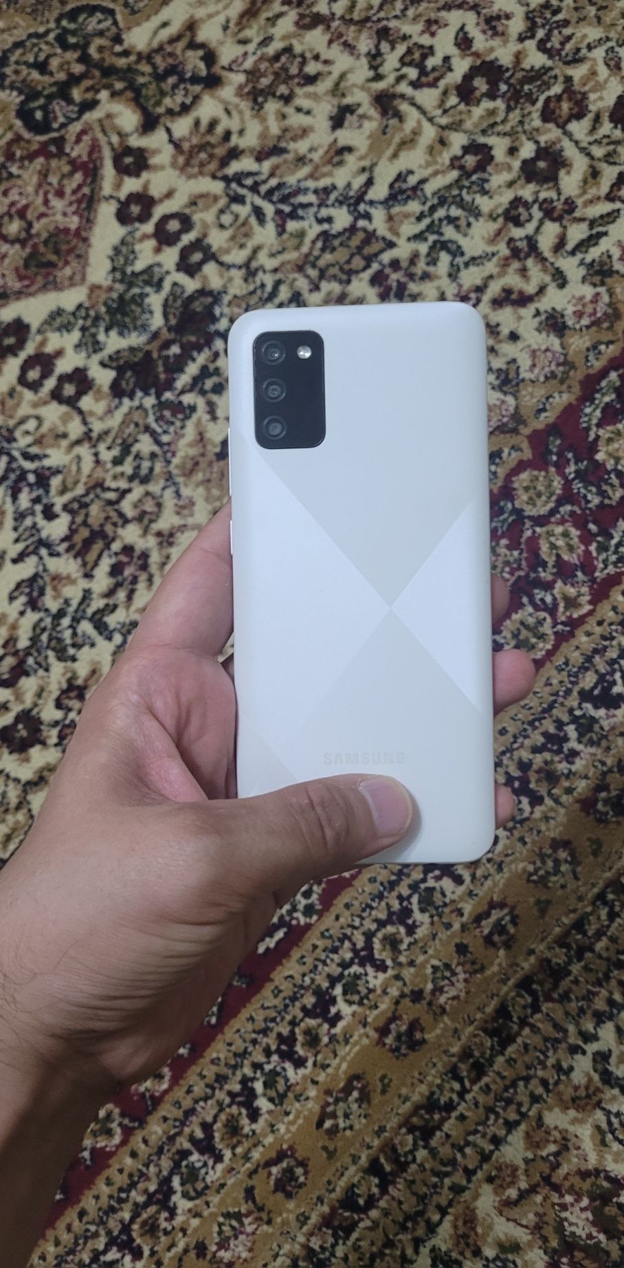 Samsung Galaxy A02S 32Gb Silver White Original Holati Yaxshi Otlichni