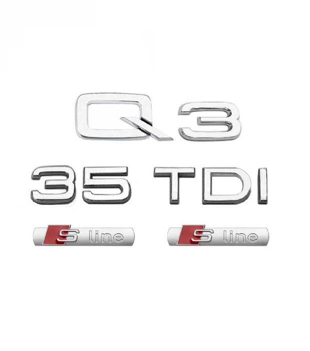Set embleme AUDI Q3 35 TDI Sline / emblema stema sigla ornament
