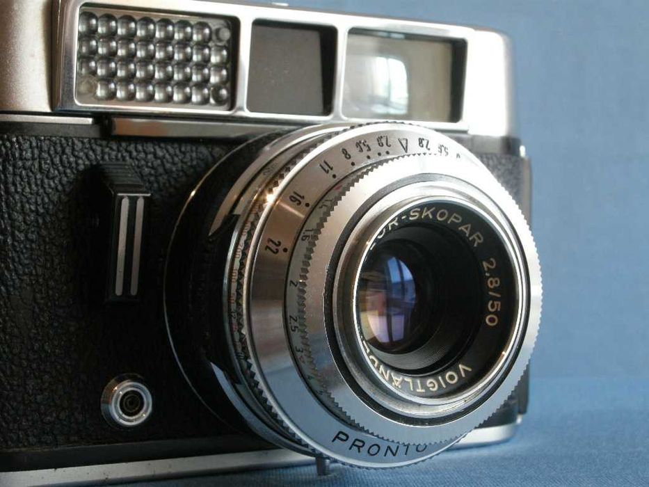 Voigtlander vito cl cu obiectiv skopar 2.8 50, aparat foto film clasic