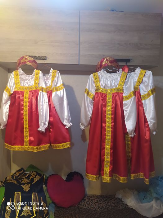 Русские народные сарафаны (детские и взрослые)