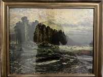 Vand tablou Insula Losiny de Alexander Savrasov