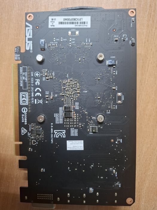 Nvidia gtx 1650 Asus видеокарта