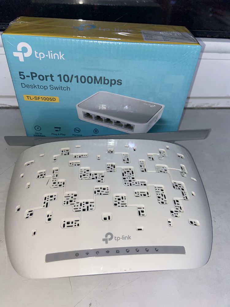 Роутер и коммутатор tp-link