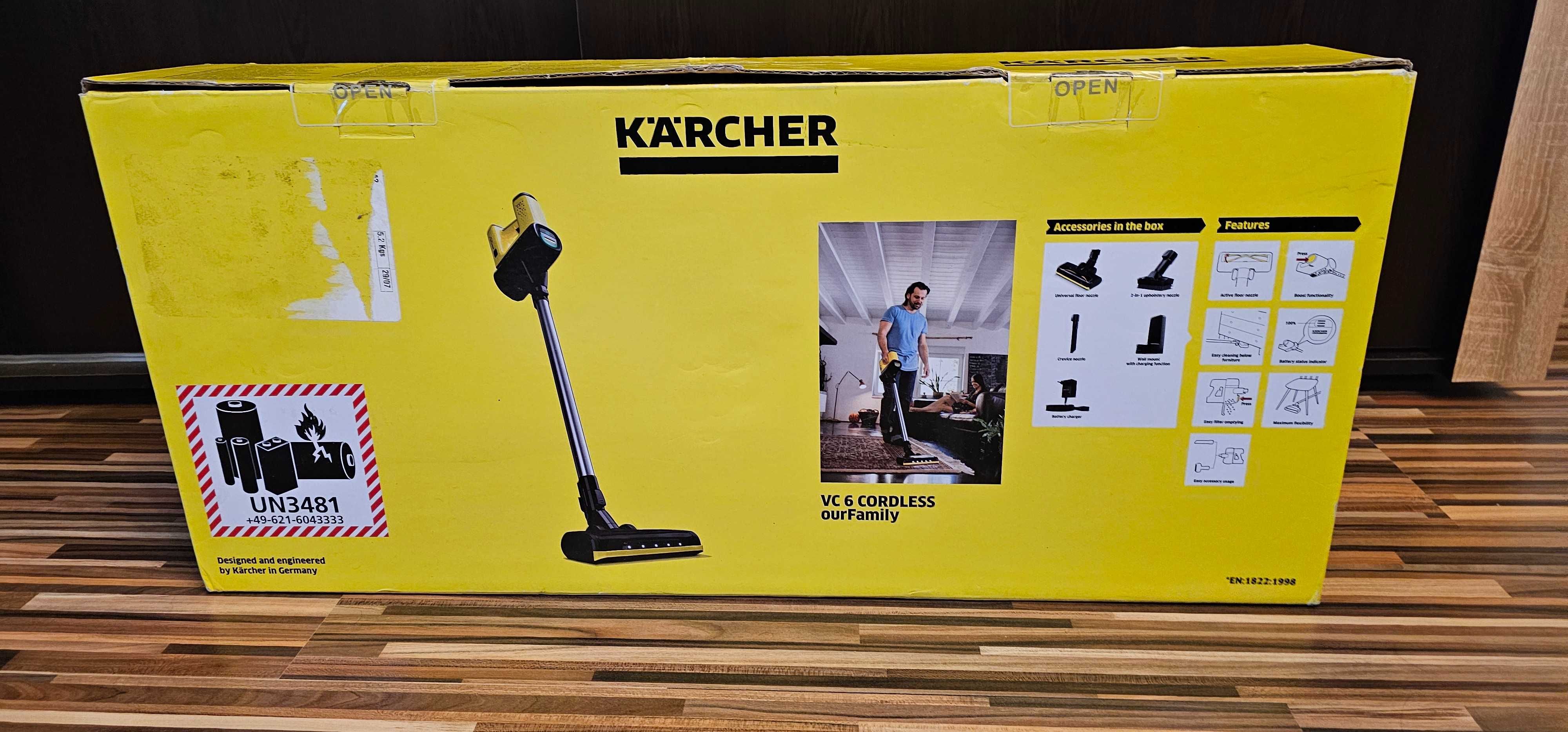 Nou sigilat . Aspirator vertical Karcher VC 6 Cordless