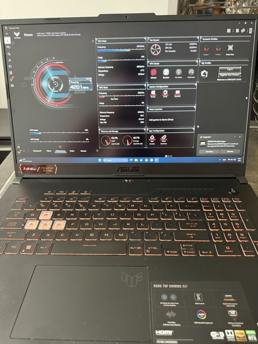 Laptop Gaming ASUS TUF A17 FA707RC