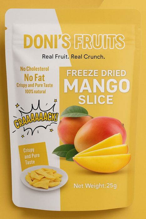 Doni’s Fruits Frozen Dried Mango Slices 3 Packs