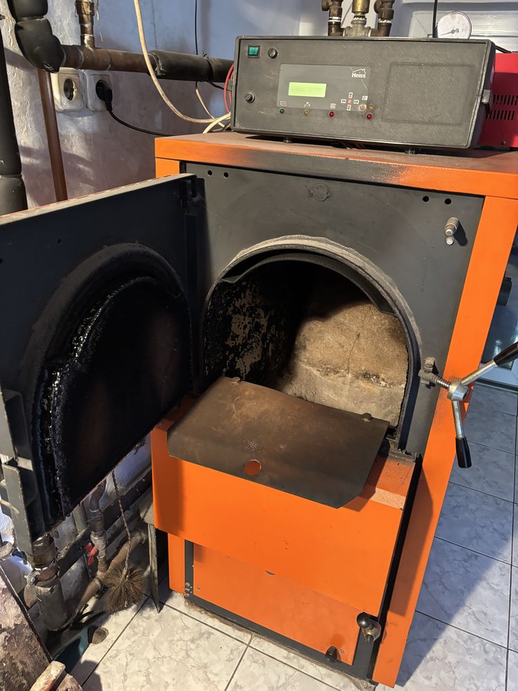 Centrala termica pe lemne Heiss 45 kw defecta