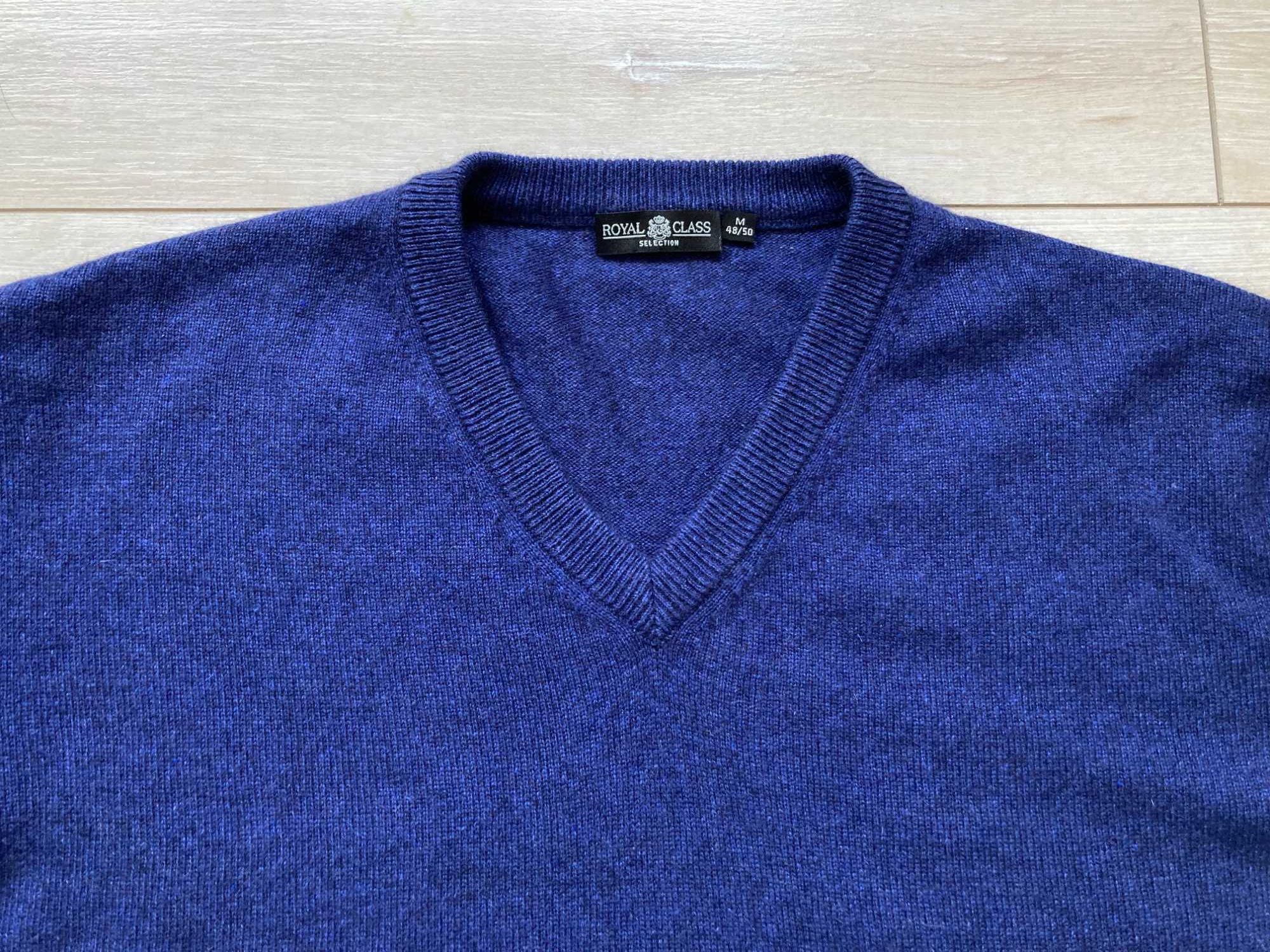 Royal Class Cashmere Seide мъжки пуловер от кашмир и коприна размер М