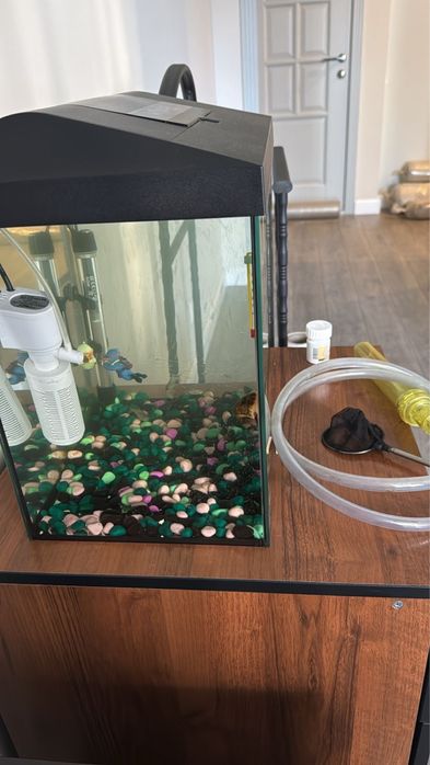 Авариум 35 литров фльтр обогриивательь грруннт