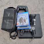 Consola Ps4 Slim, 2 manete, 8 jocuri, 1 Tb.