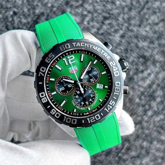 Мъжки часовник Tag Heuer Formula 1 - Green/Зелен