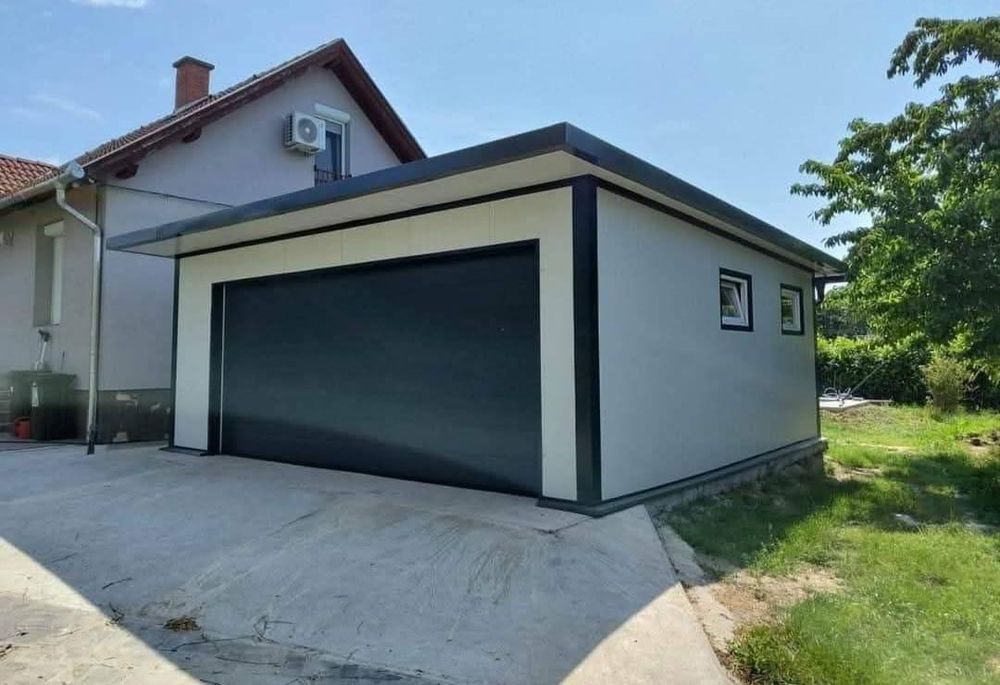 Vând garaje din panouri sandwich