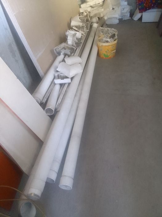 Водостоки желоба крепления соединения трубы диаметр 100 длина 3 метра