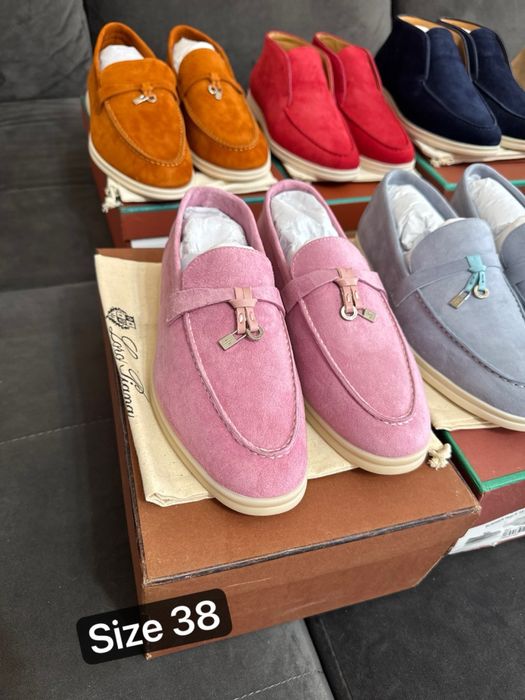 Mocasini Loro Summer Walk - size 37,38/piele natur fina/video(Chanel)