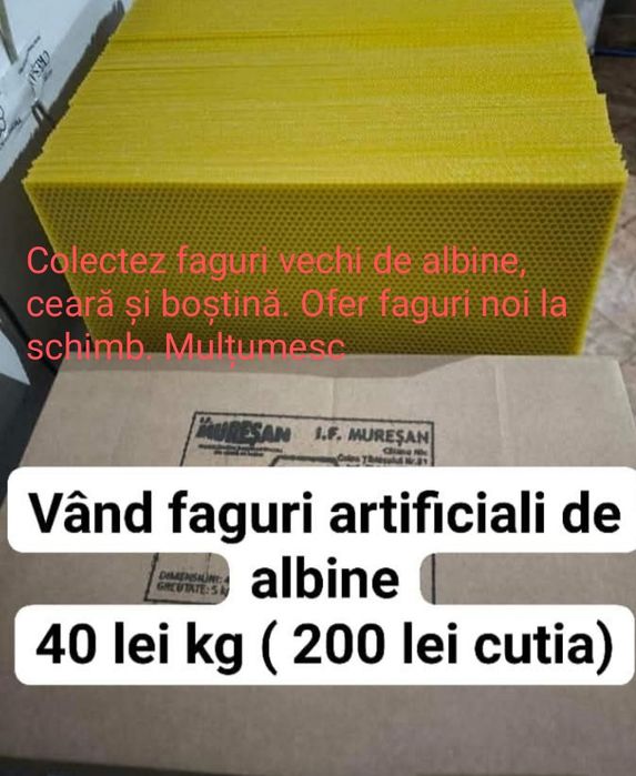 Faguri artificiali de albine