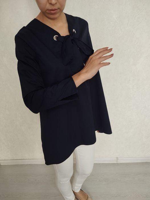 Женска Кофта удлиненная от Zara, блузка, рубашка, хлопок