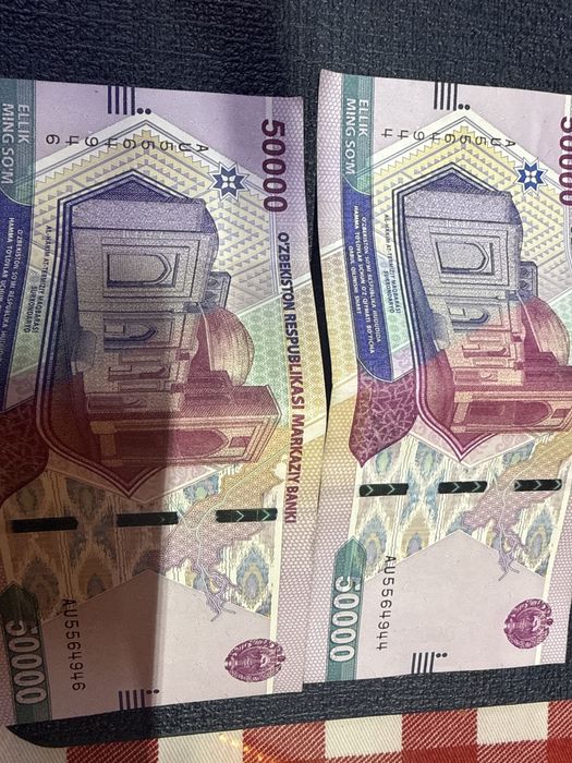 50 минли купюра 1 та разница клади