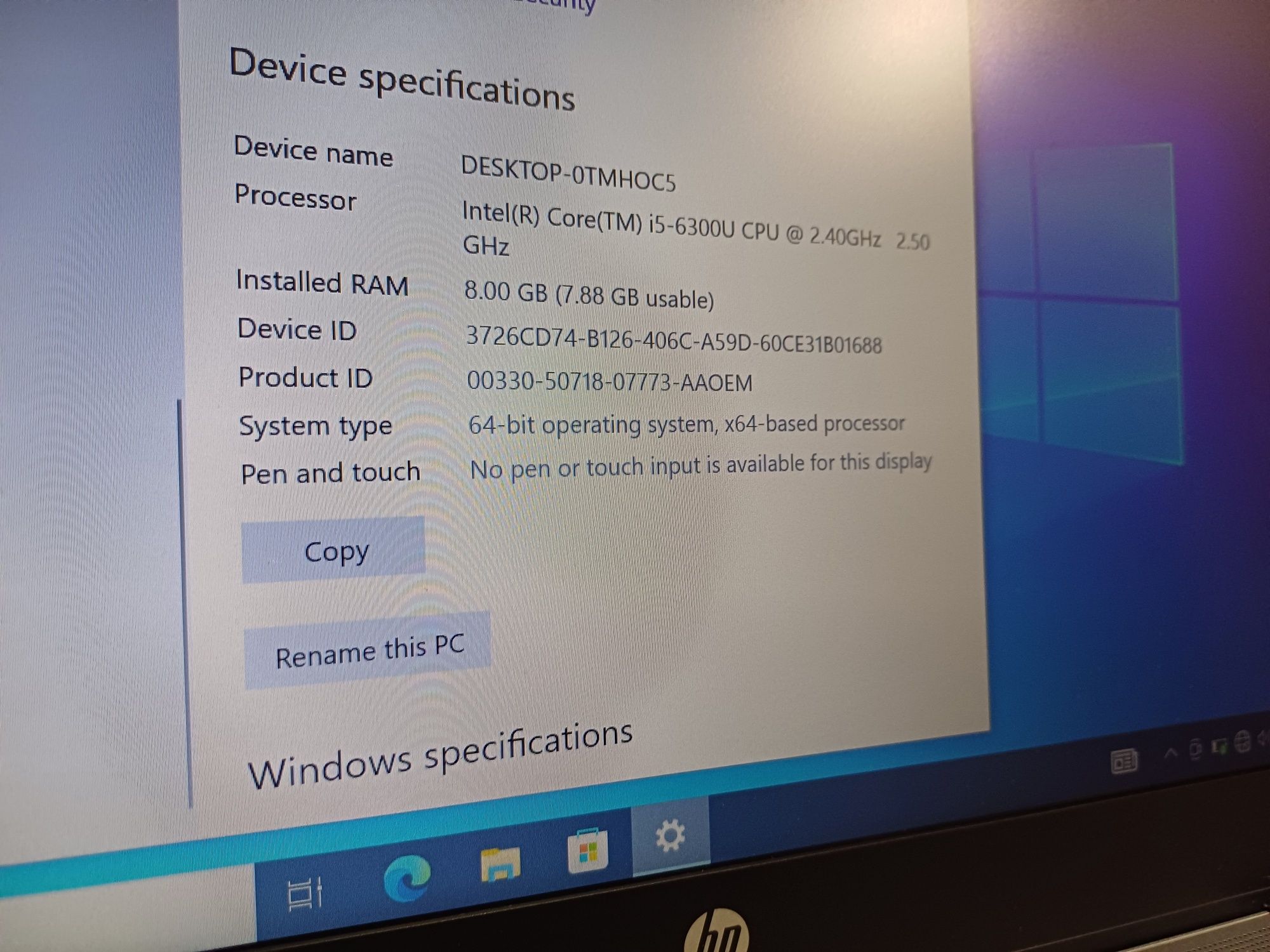 HP EliteBook 840 g3