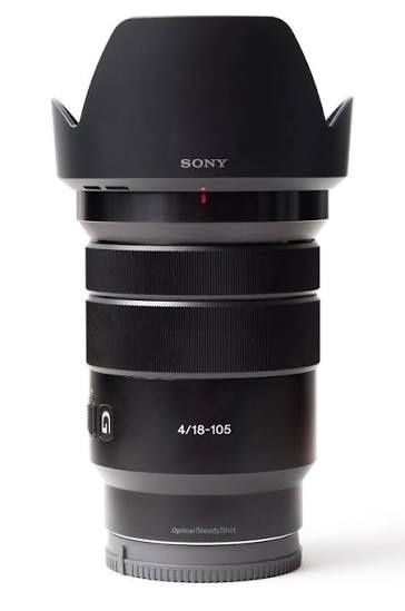 Vand sony 18-105mm f4, 35mm f1.8, sony 20mm f2..8