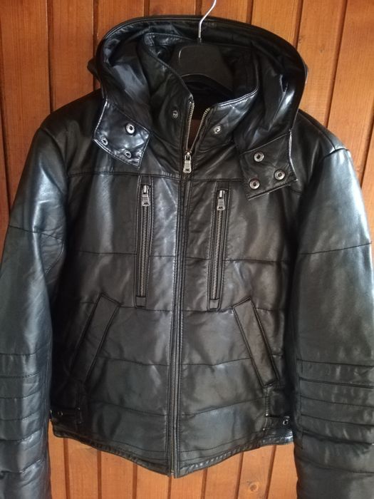 Geaca piele Milestone mărimea 48 bărbați
