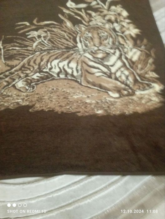 Одеяло шерстянное с двух сторонним римункомОдеяло