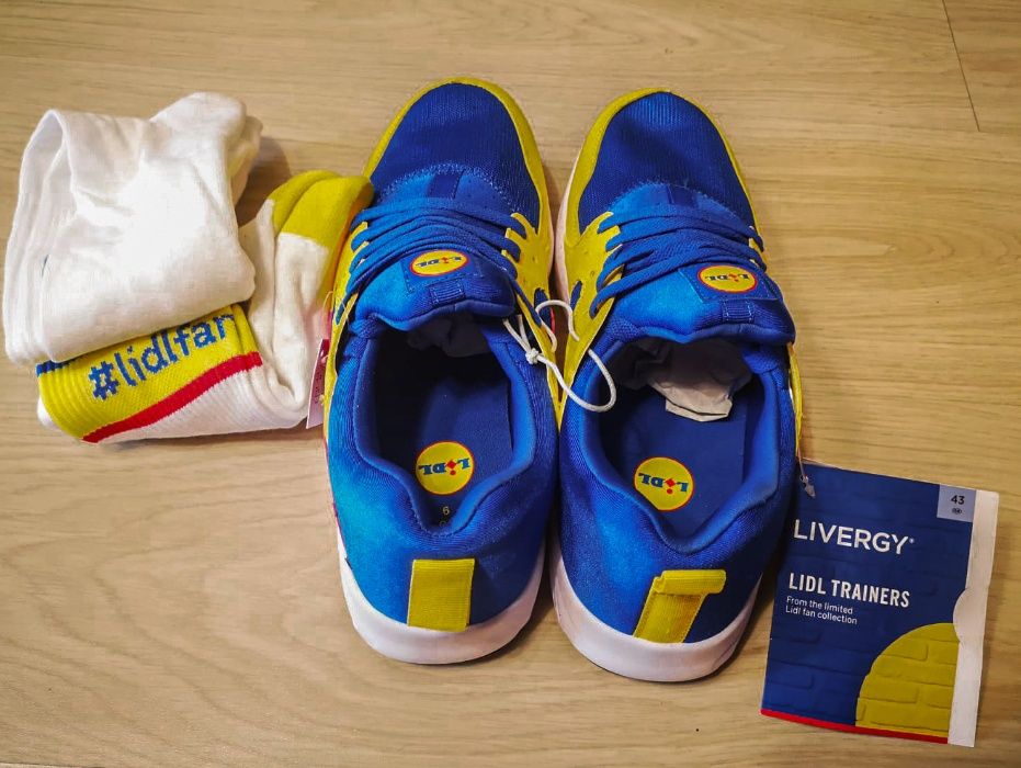 papuci adidasi sneakersi Lidl 41 deadstock