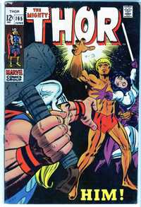 The Mighty Thor #165 1st appearance of Adam Warlock HIM Marvel Comics