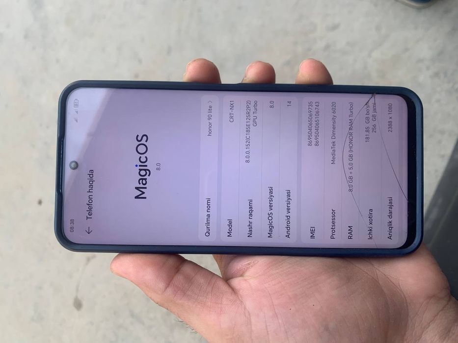 Honor 90 lite... 256gb   8+5gb