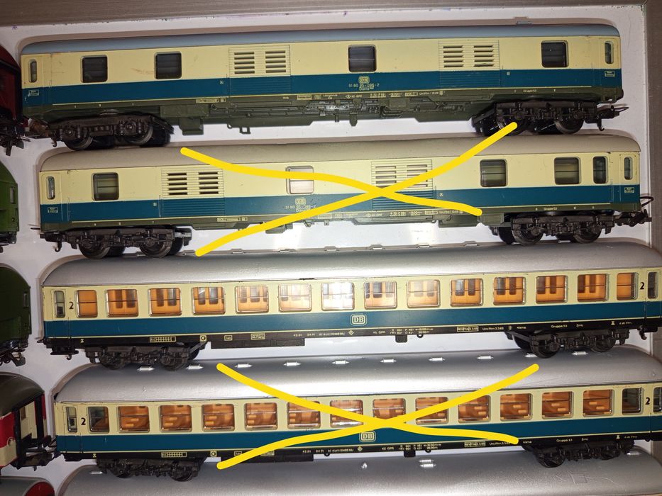 Vagoane călători HO Lima Schicht Roco trenulețe diorama piko