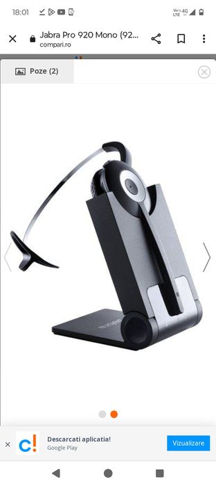 Căști fără fir Jabra PRO 920 EMEA,Noi,Originale