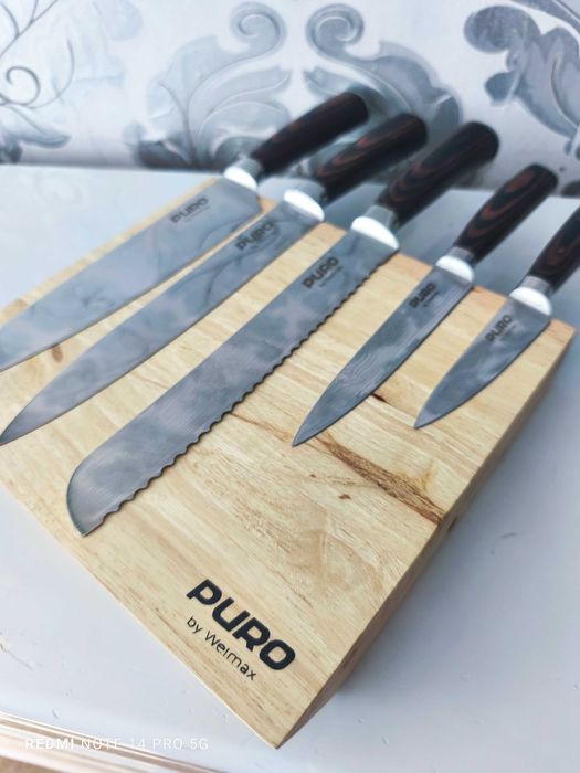 Продавам нови ( неизползвани ) кухненски ножове PURO!