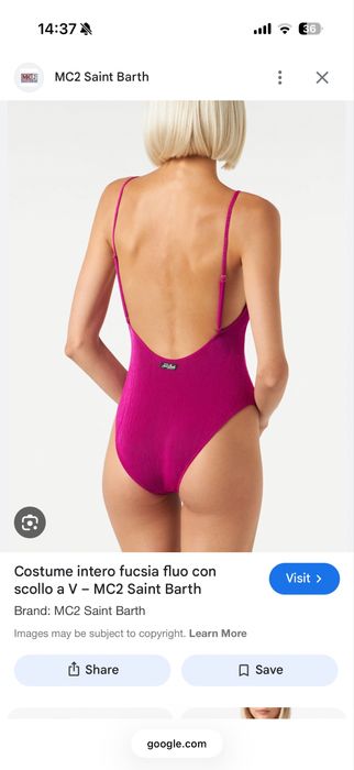 Нов бански Saint Barth, L, отговаря на М според мен