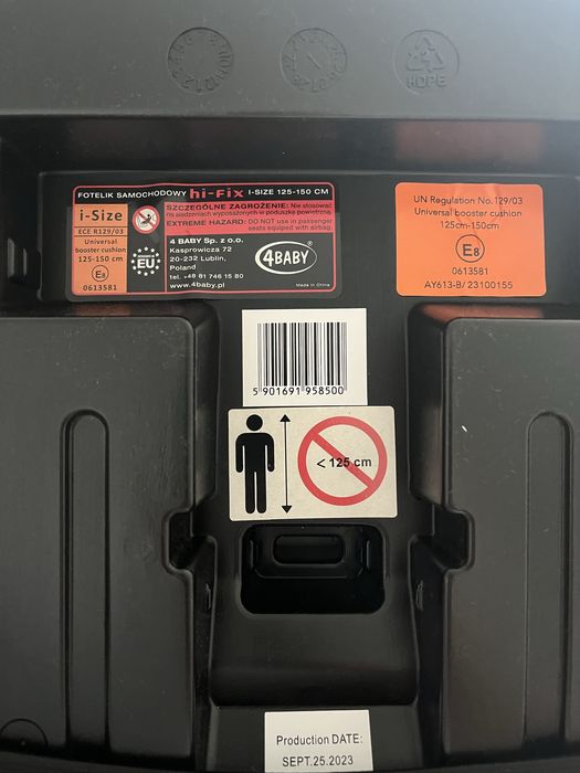 Scaun Inaltator auto isofix