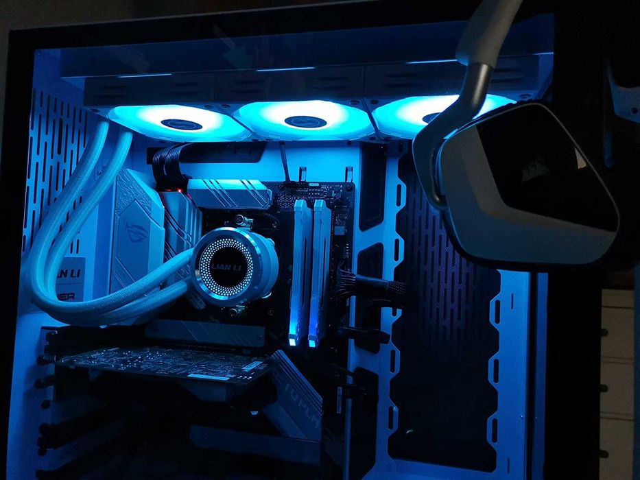 Răcire lichid procesor Lian Li Galahad AIO360 RGB White,2 ani garanție