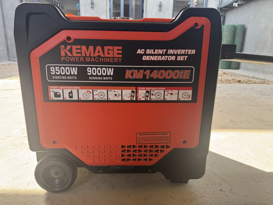 Генератор Kemage 9000 kVm инвертор 99% почти новый