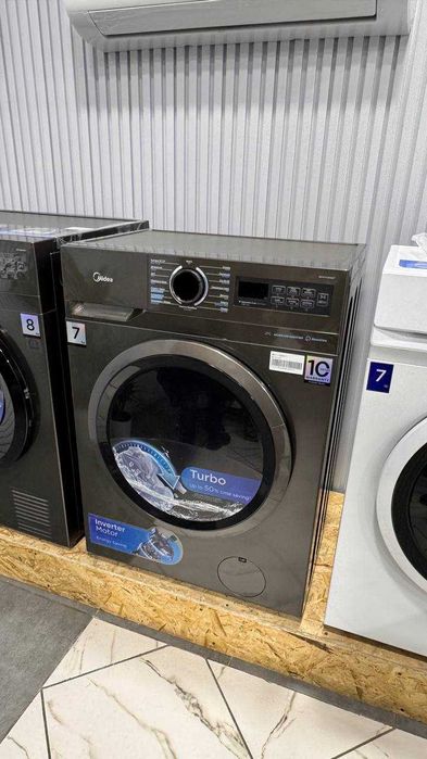 Стиральная машина Midea MF01712BS40/T‑C 7кг + ДОСТАВКА БЕСПЛАТНАЯ