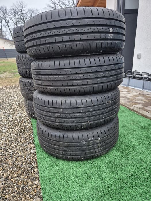 Vând jante+cauci 5/100/14 Skoda Fabia,Wv Polo,Seat Ibiza 185/60/14 noi