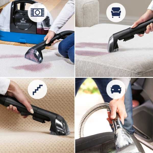 Перяща прахосмукачка Bissell SpotClean C3 (3619N) за петна килими 340W