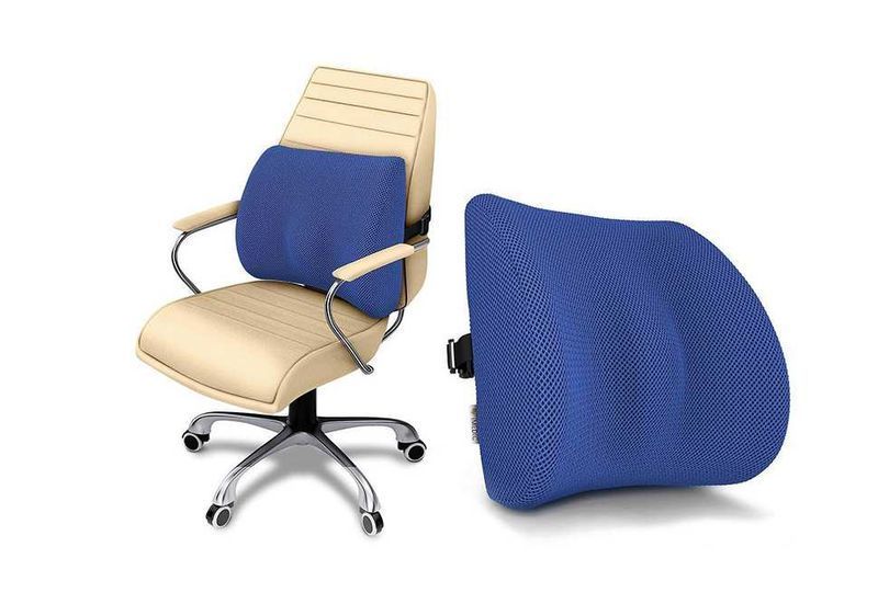 Ортопедична, анатомична възглавница за лумбална опора, с охлаждащ гел