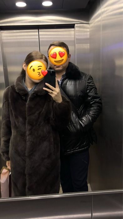 Норковая шуба в хорошем состояний