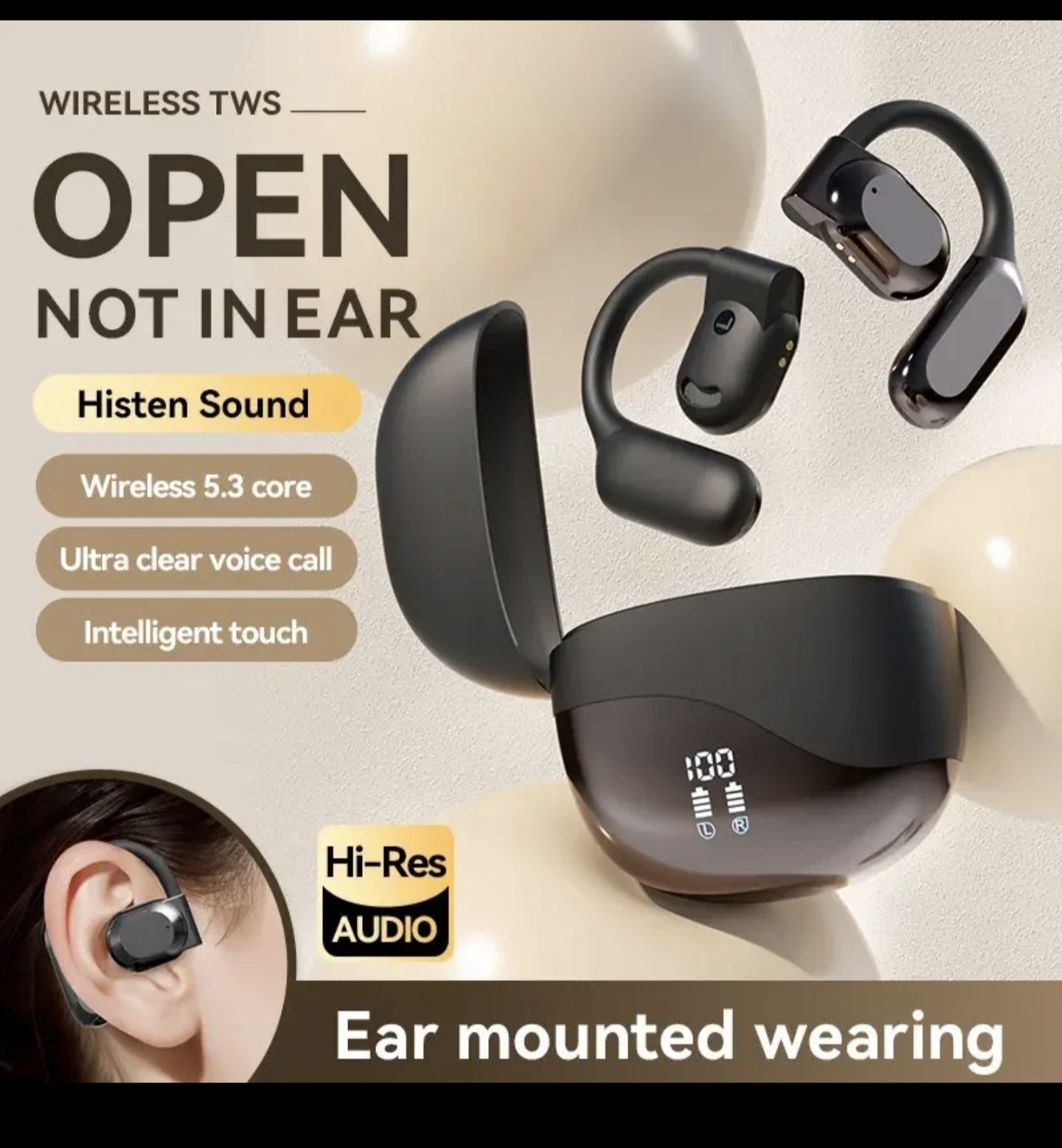 Tarjimon + Quloqchin Naushnik earbuds wireless earphones