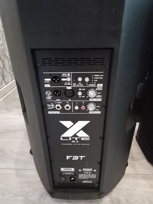 2X Boxe FBT X-Lite 15A + Mixer FBT Pickup 14A + Amplificator FBT DPA