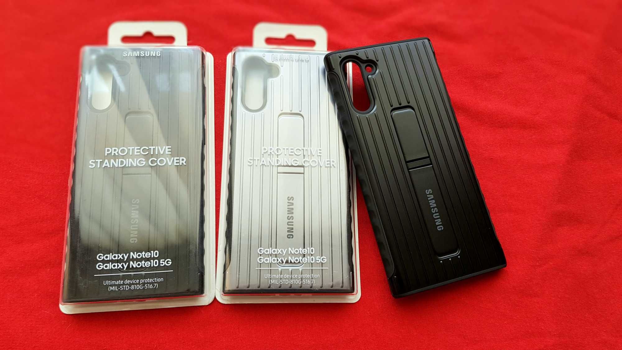Husa Protective+Stand Originala Samsung Galaxy Note 10,20,Anti soc Nou