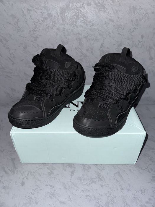 Lanvin Curb Black sneackers – Нови Черни 39, 44 номер