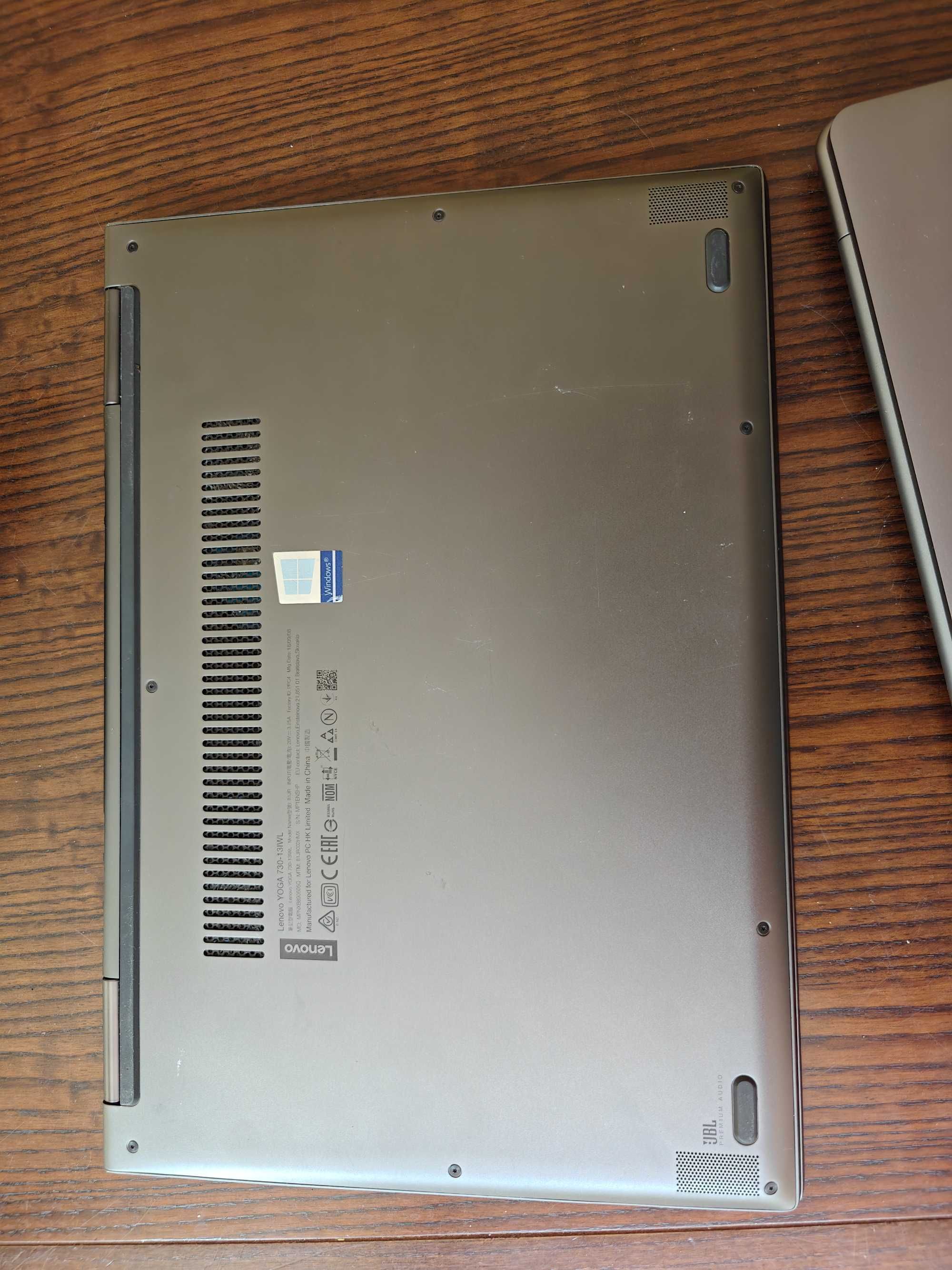 Лаптоп Lenovo Yoga 730-13IWL, 13.3" тъчскрийн