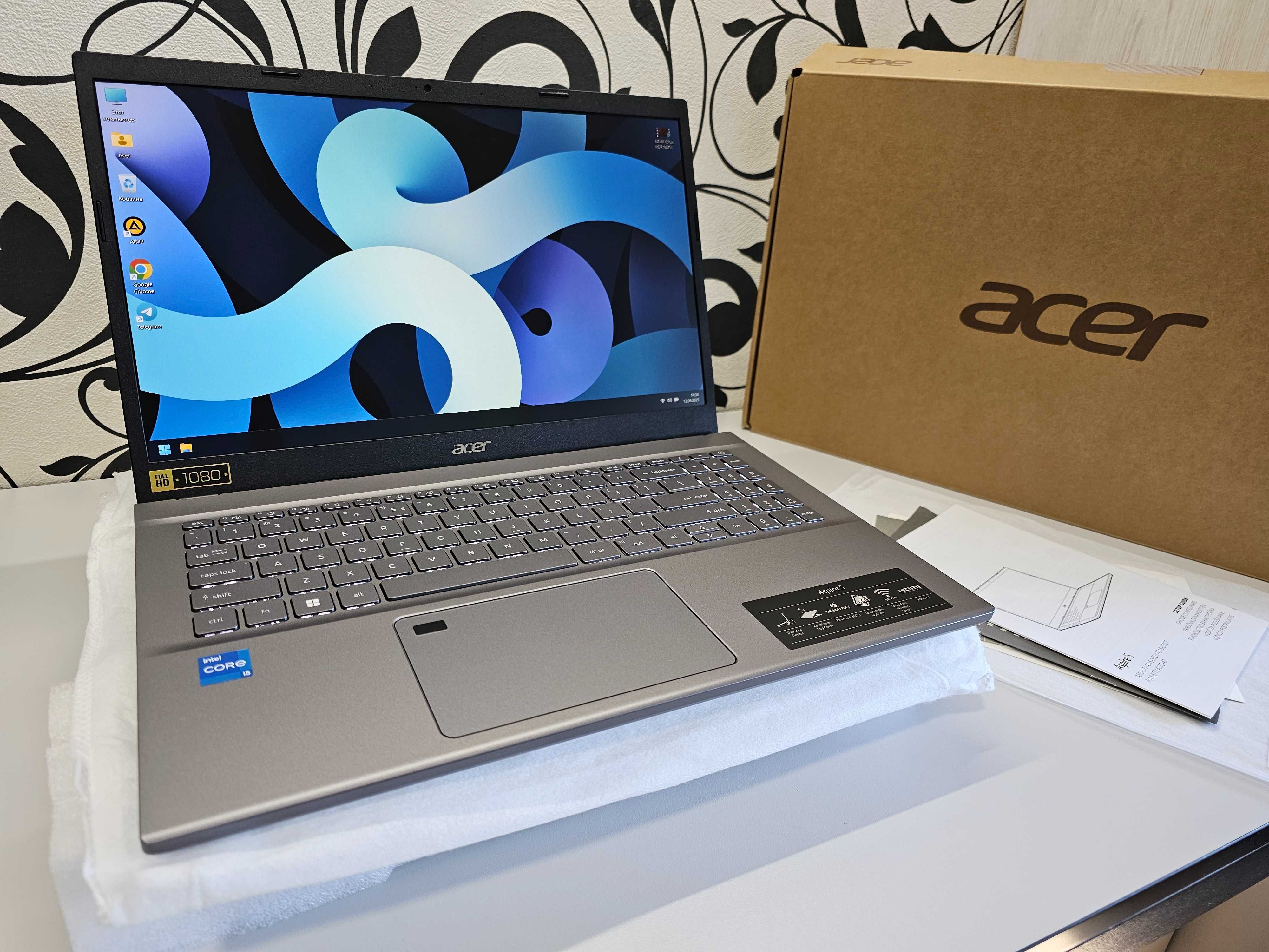 ПРОДАМ Acer A515/15 2025 Ноутбук Core™i5-12450H/8GB/512SSD/15.6"iPSFHD